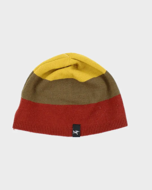 Vintage Arc'teryx Striped Skull Toque Beanie - OS made by Arc'teryx