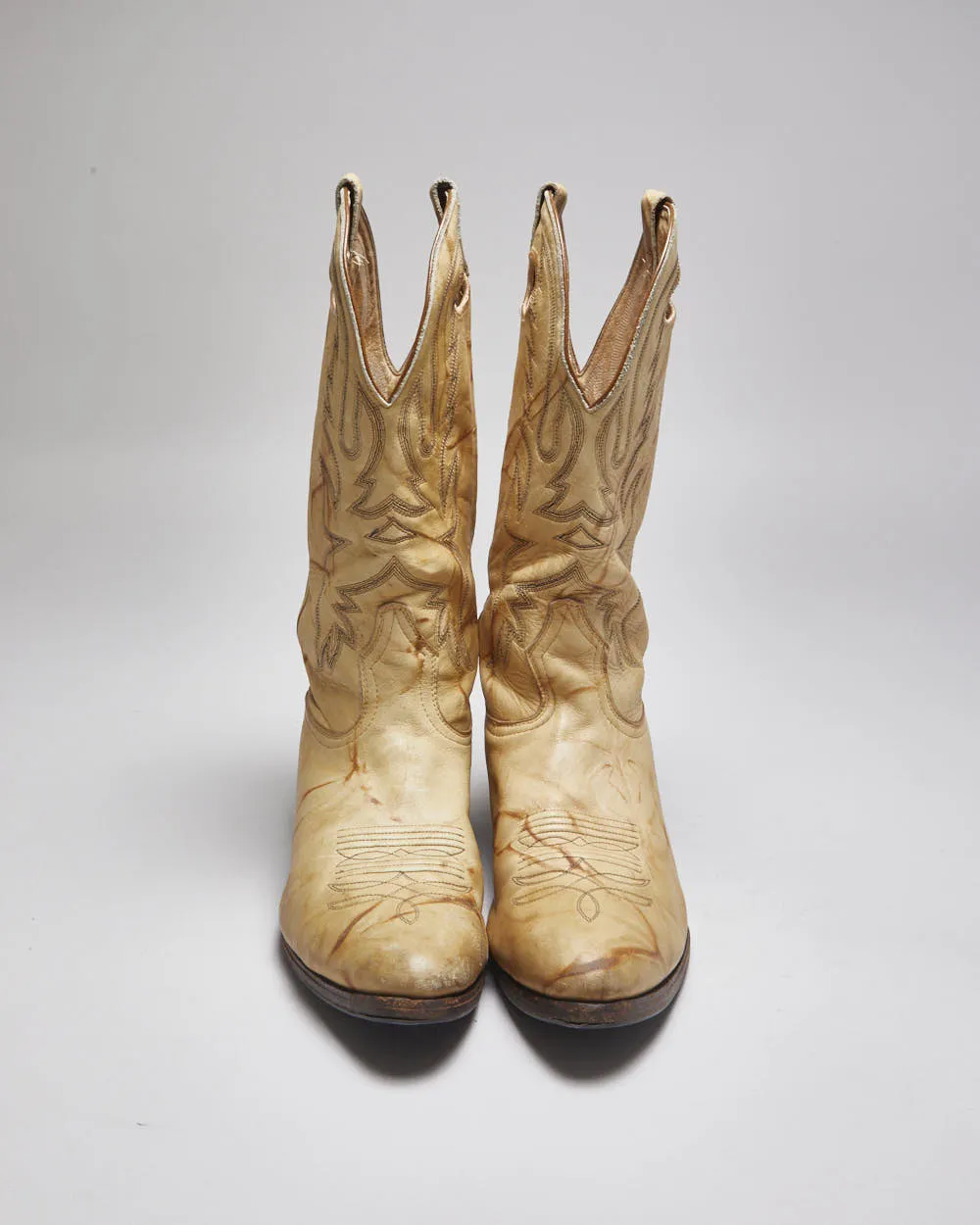 Vintage Leather Cowboy Boots - UK 12 sold by Rokit product image thumbnail 3