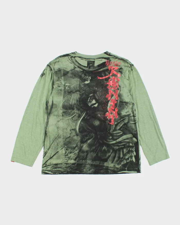 Y2k 00s Ronin Street Wear Long Sleeve T-shirt - M sold by Rokit product image thumbnail 2