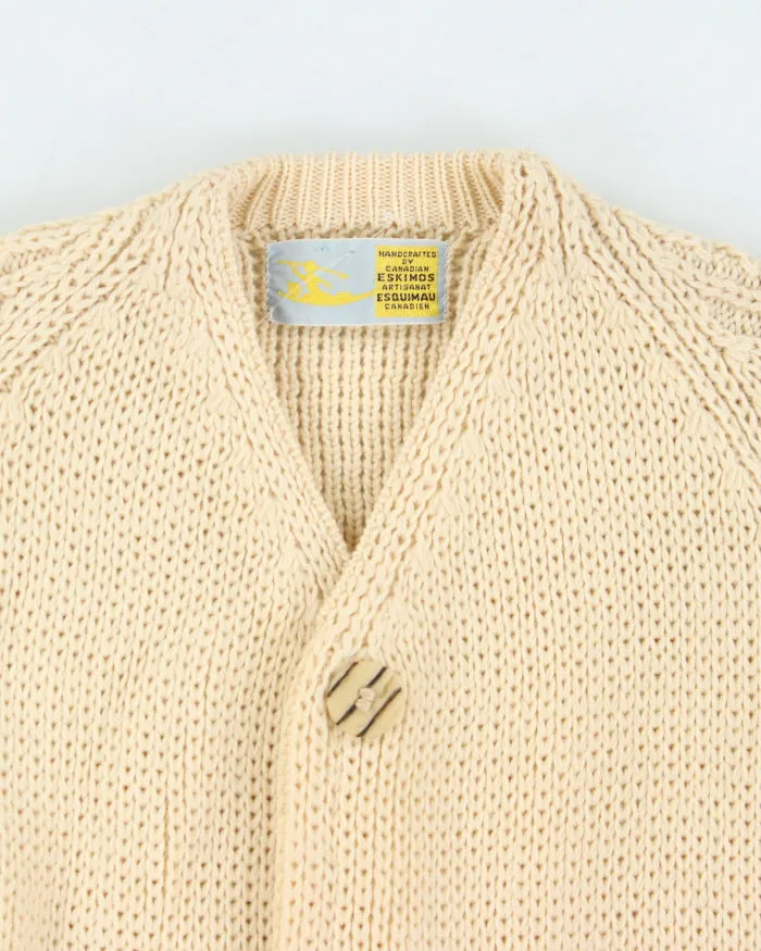Vintage Wool Chunky Knit Cardigan - L sold by Rokit product image thumbnail 3