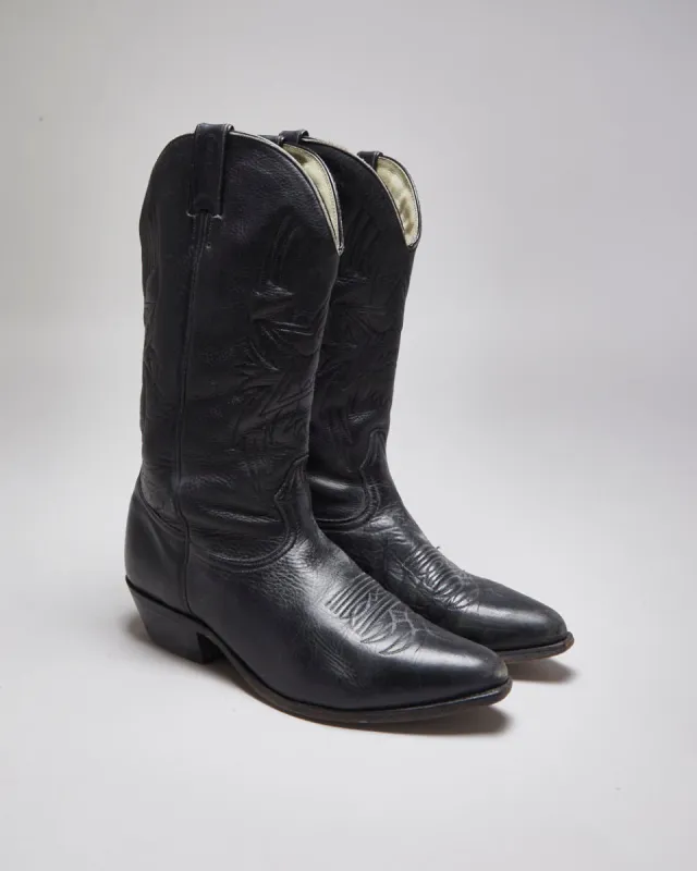 Vintage Leather Cowboy Boots - UK 10.5 sold by Rokit