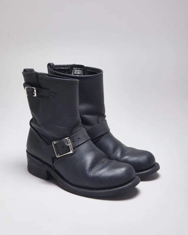 Vintage Frye Biker Boots - UK4 sold by Rokit