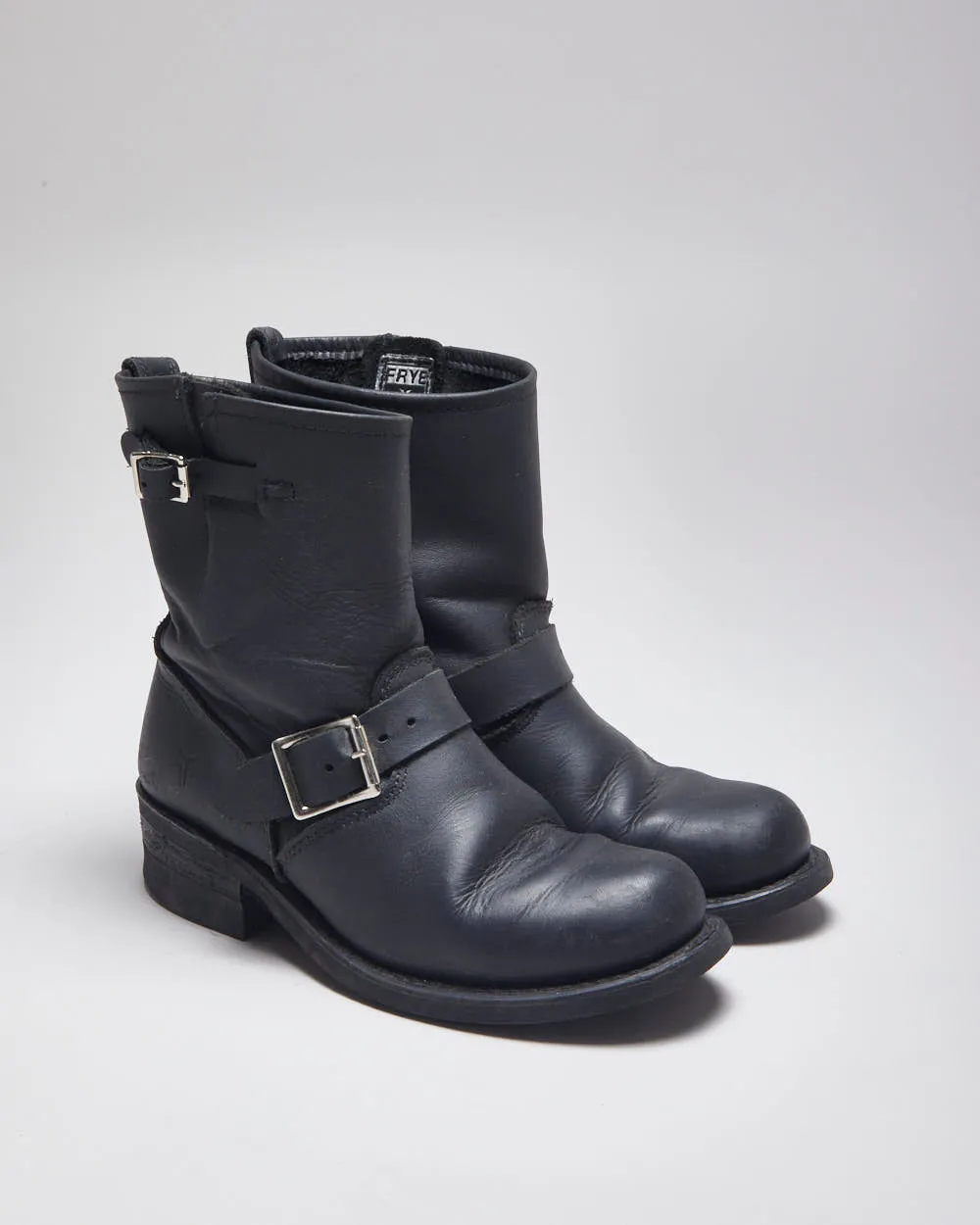 Vintage Frye Biker Boots - UK4 sold by Rokit