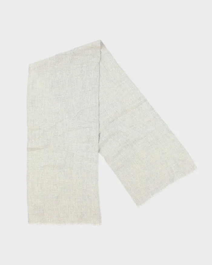 Woven Grey Cashmere Scarf sold by Rokit product image thumbnail 2