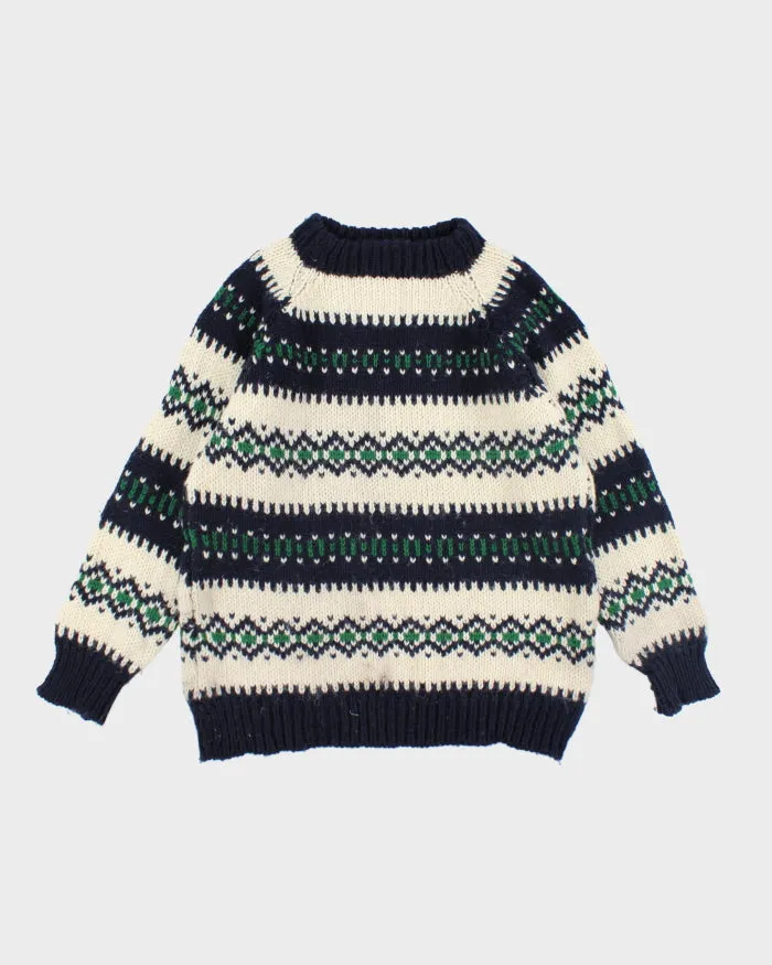 Vintage Grigoropoulous Brothers Olympic Knit Jumper - L sold by Rokit