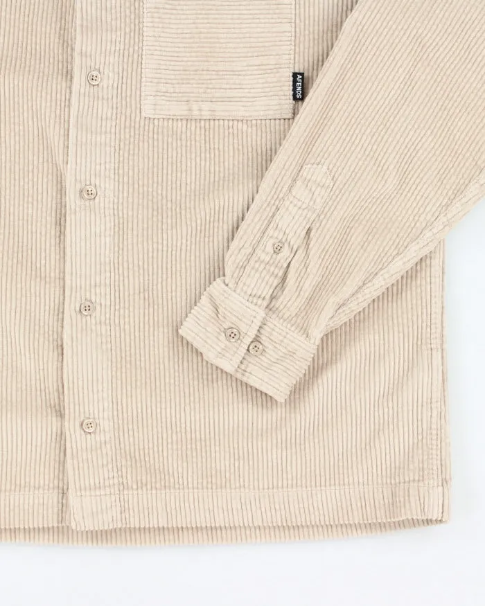 Afends Beige Corduroy Shirt - M sold by Rokit product image thumbnail 4