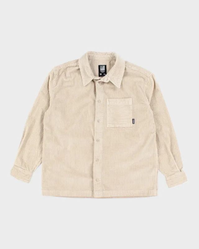 Afends Beige Corduroy Shirt - M sold by Rokit