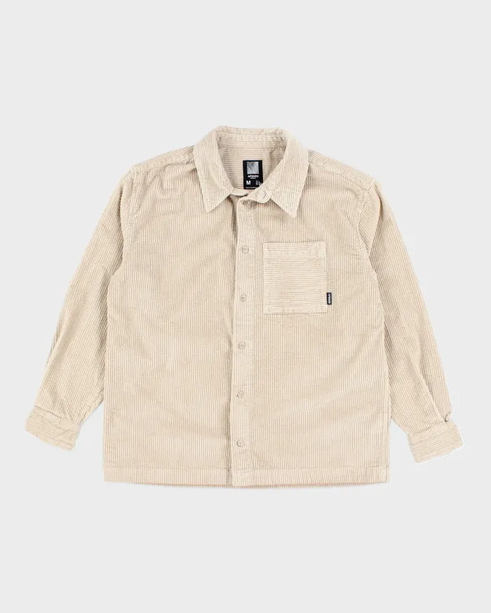 Afends Beige Corduroy Shirt - M sold by Rokit