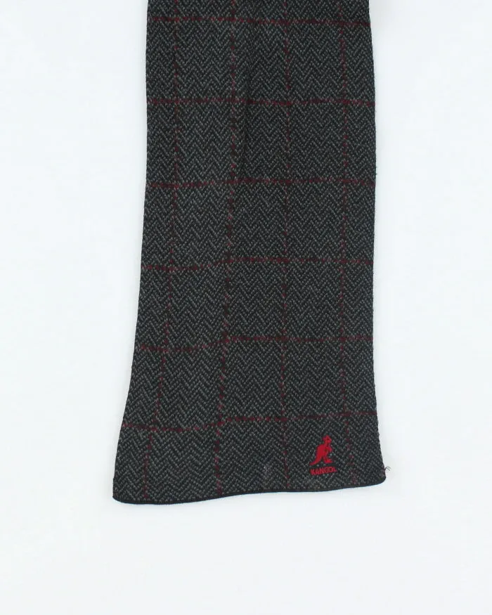 Kangol Grey Checked Scarf sold by Rokit product image thumbnail 3