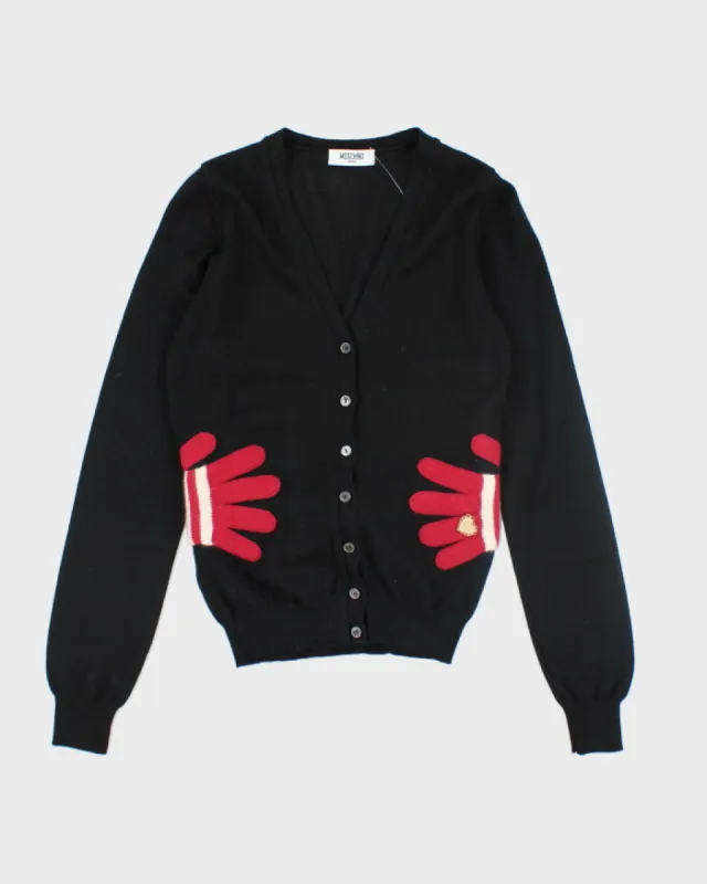 Moschino Wool Bow Cardigan - XS sold by Rokit