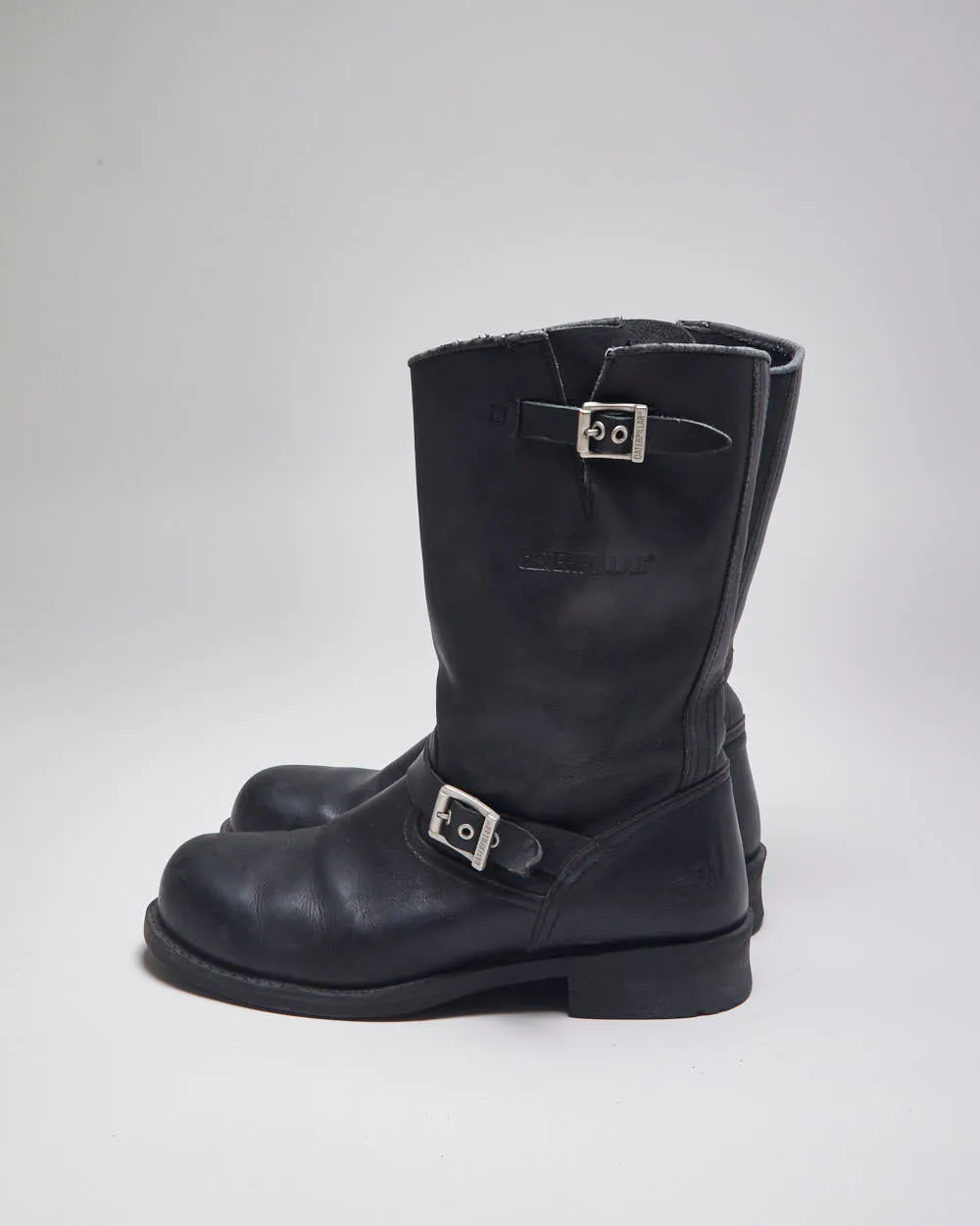 Caterpillar Black Leather Boots - UK10 sold by Rokit product image thumbnail 5