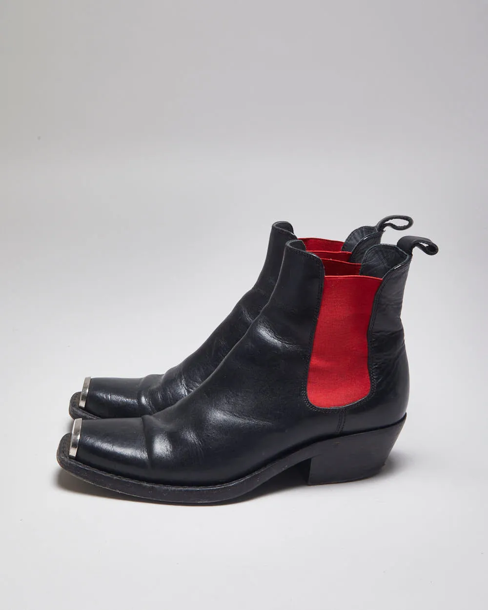 Calvin Klein x Raf Simons 250W39NYC Black Leather Boots - UK5 sold by Rokit product image thumbnail 5