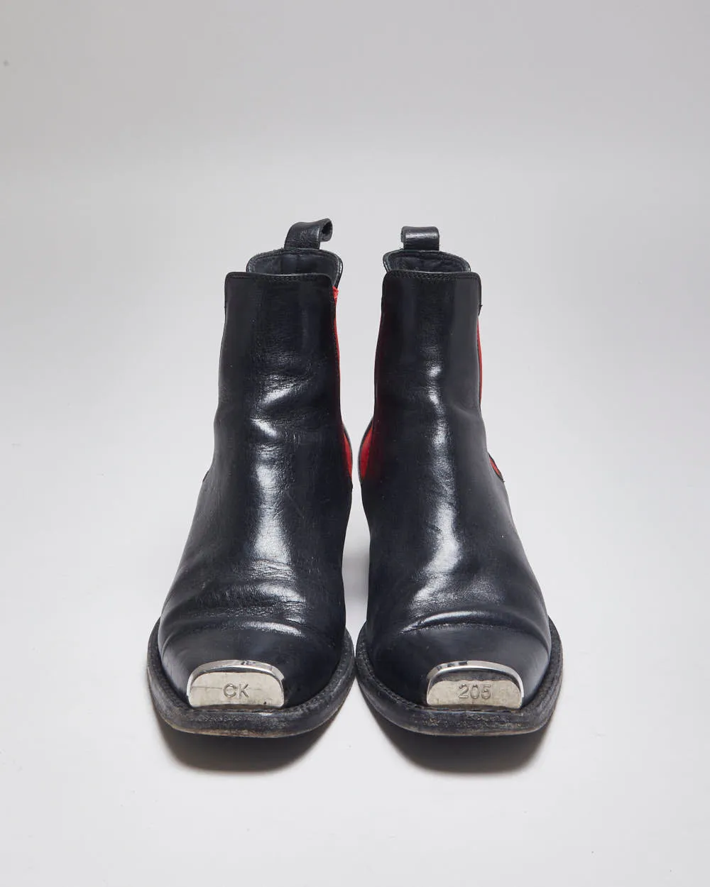 Calvin Klein x Raf Simons 250W39NYC Black Leather Boots - UK5 sold by Rokit product image thumbnail 3