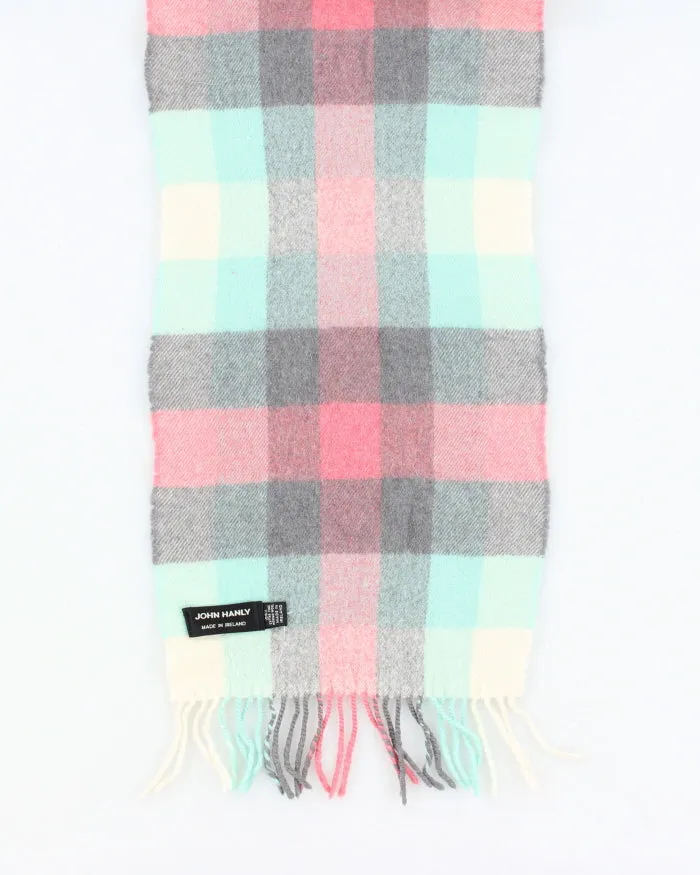 John Hanky Checked Wool Scarf sold by Rokit product image thumbnail 3