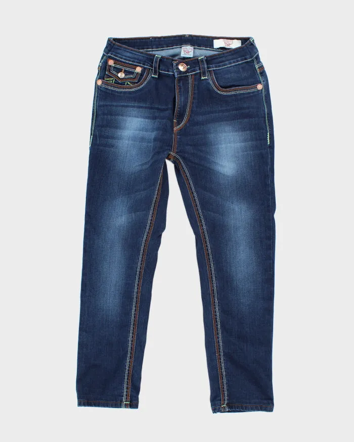 Vintage Y2K True Religion Dark Wash Skinny Fit Jeans - W30 L27 sold by Rokit