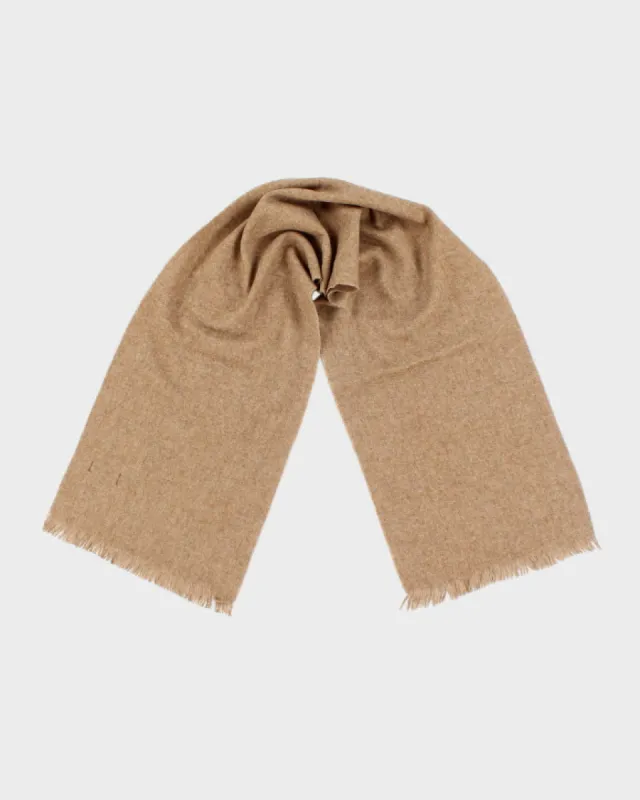 Vintage Brown Cashmere Scarf sold by Rokit
