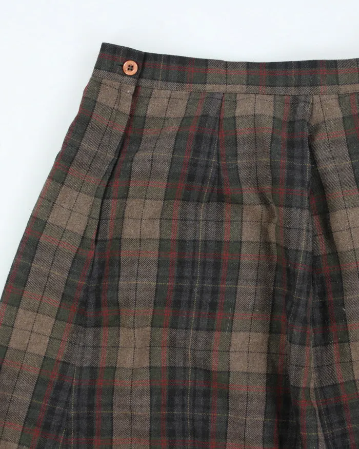 Vintage Snazzie Wool Blend Checked Skirt - S sold by Rokit product image thumbnail 4