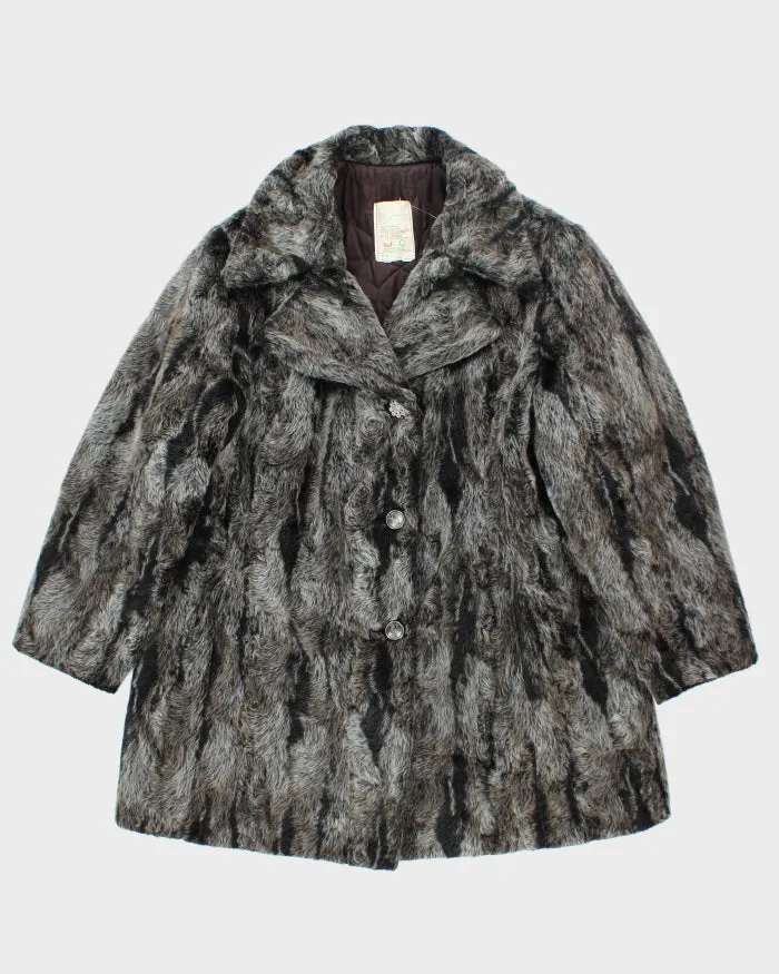 Vintage 60s Mohair & Angora Coat - L sold by Rokit