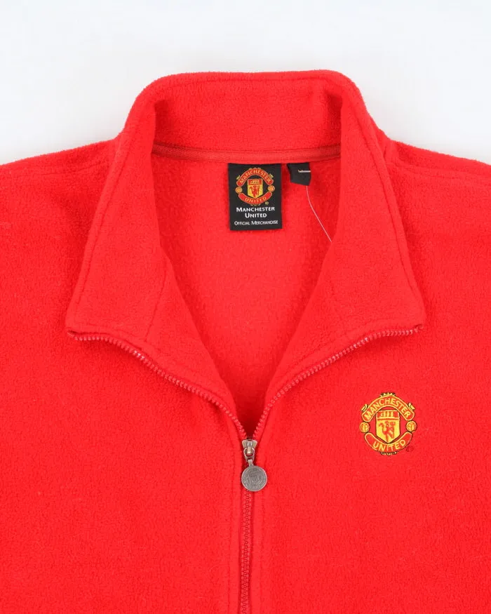 Vintage 2000's Manchester United FC Oversized Fleece - M sold by Rokit product image thumbnail 3