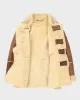 Vintage Men's Heavyweight Lined Leather Shearling Jacket - L sold by Rokit