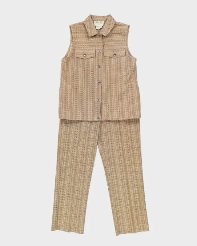 Vintage 90s Glensport Sleeveless Suit - M sold by Rokit