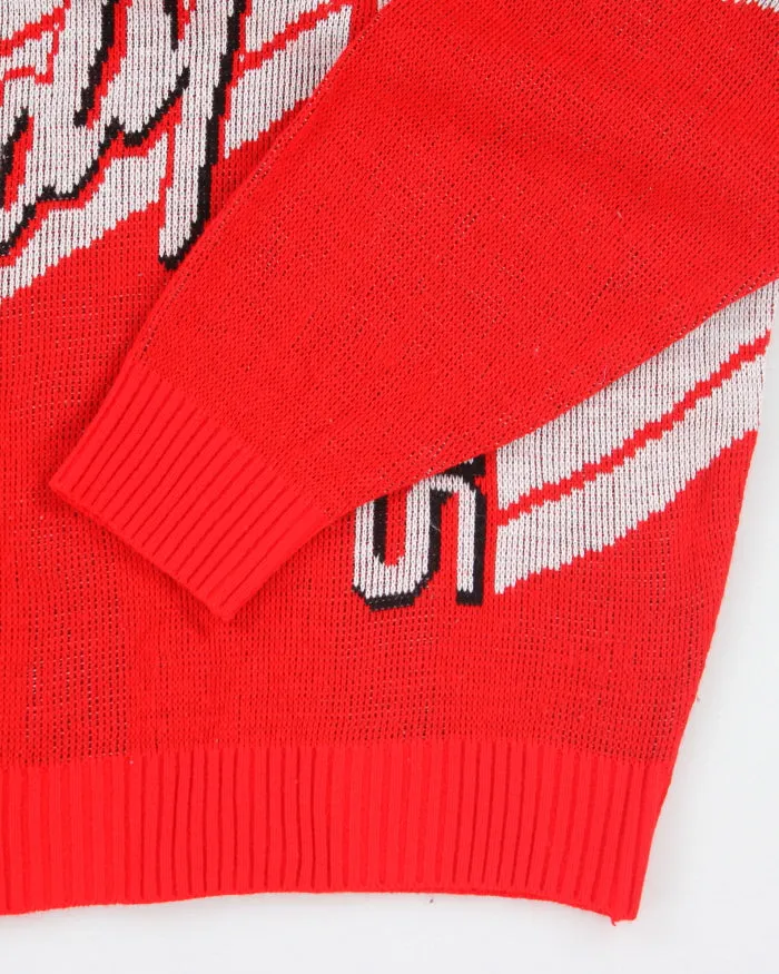 Vintage Indy Polaris Printed Knit Jumper - L sold by Rokit product image thumbnail 4