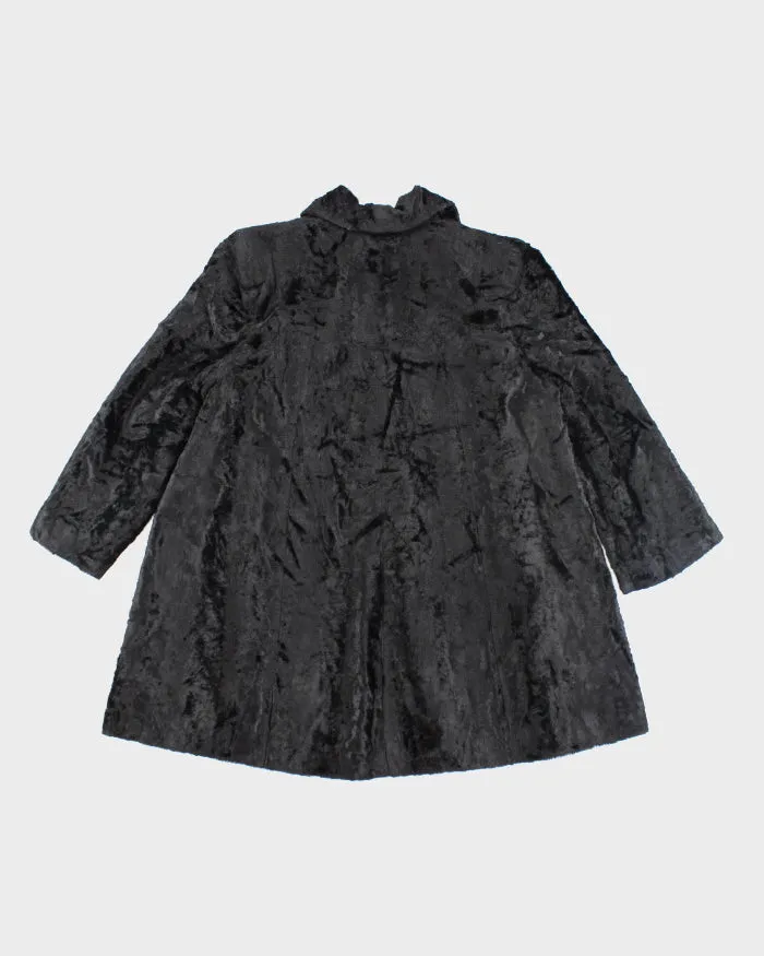 Vintage 60s Black Faux Fur Coat - M sold by Rokit product image thumbnail 2