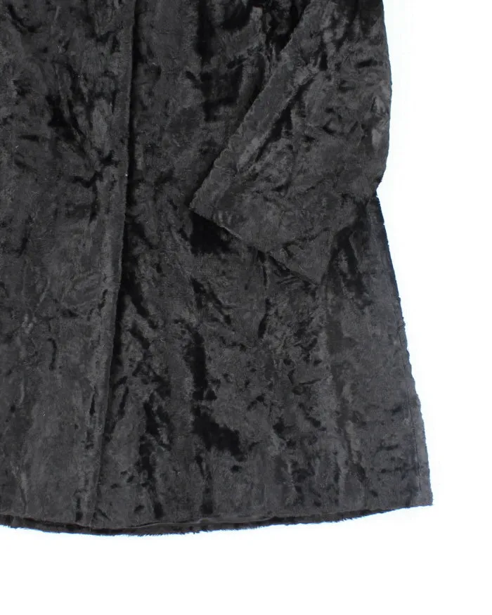 Vintage 60s Black Faux Fur Coat - M sold by Rokit product image thumbnail 4