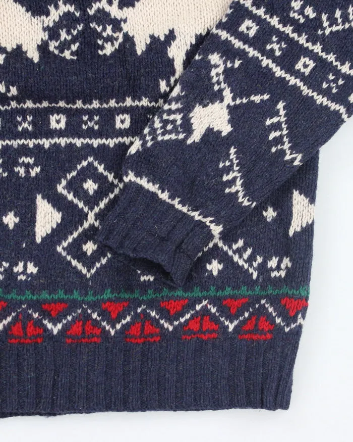 Vintage 90's Ralph Lauren Handmade Wool Knit Jumper - L sold by Rokit product image thumbnail 4