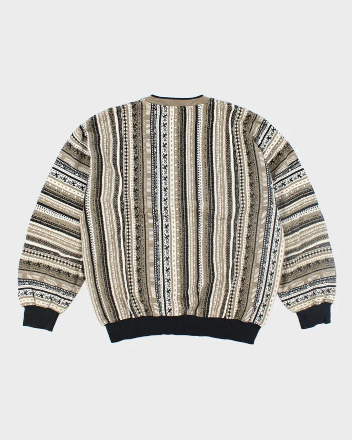 Vintage 90's Tundra Patterned Chunky Knit Jumper - M sold by Rokit product image thumbnail 2