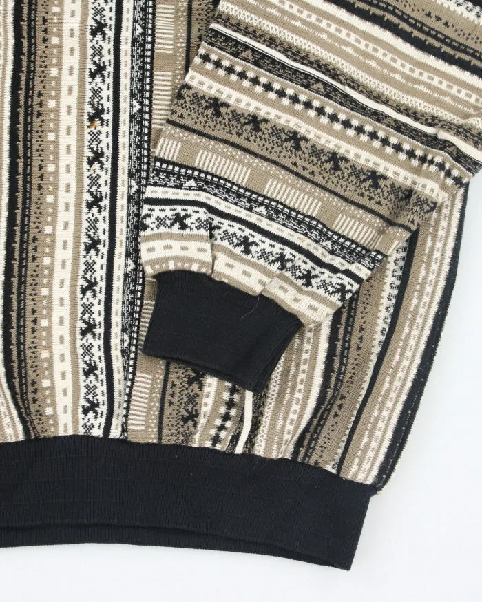 Vintage 90's Tundra Patterned Chunky Knit Jumper - M sold by Rokit product image thumbnail 4