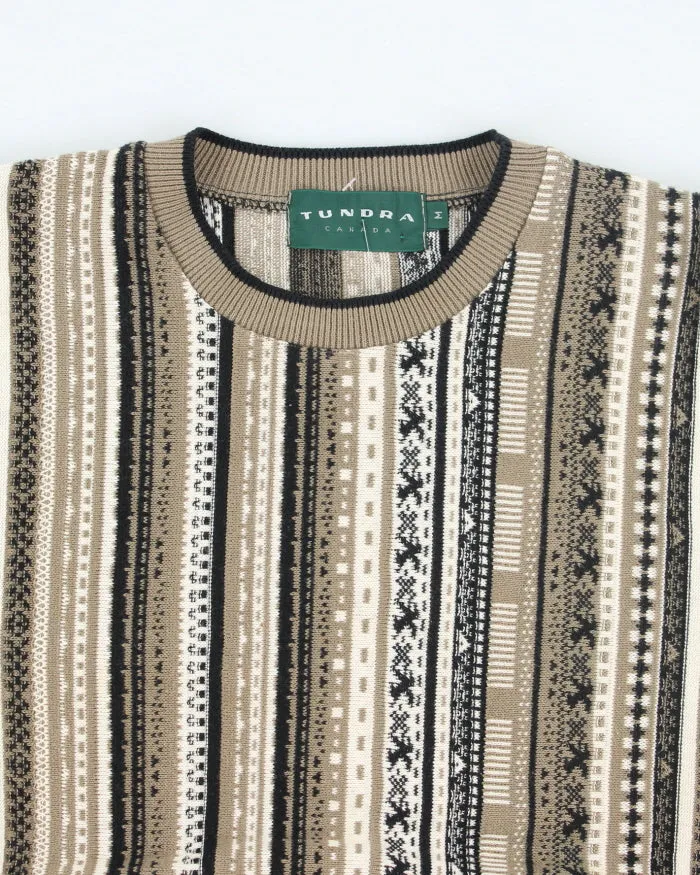 Vintage 90's Tundra Patterned Chunky Knit Jumper - M sold by Rokit product image thumbnail 3