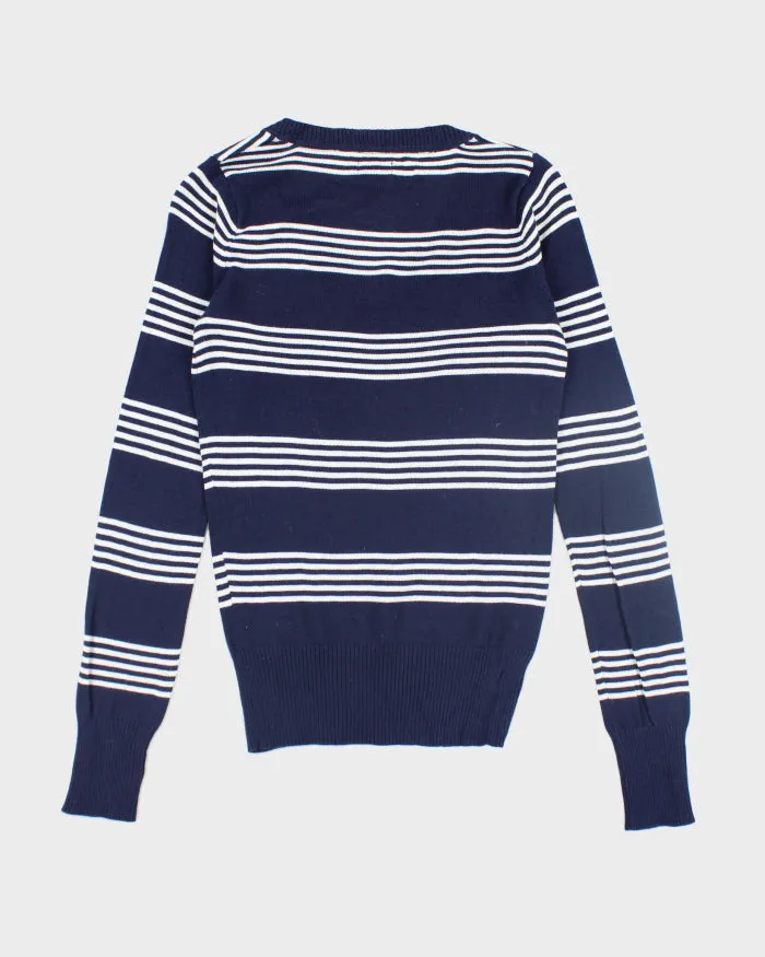 Vintage US Polo Assassin V-Neck Embroidered Knit Jumper - S sold by Rokit product image thumbnail 2