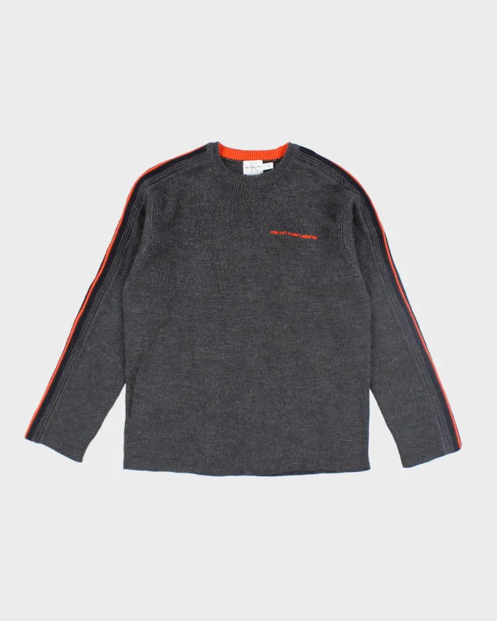 Vintage Y2K Calvin Klein Wool Blend Knit Jumper - M sold by Rokit