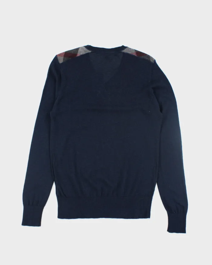 Vintage Burberry V-Neck Cashmere Blend Knit Jumper - M sold by Rokit product image thumbnail 2