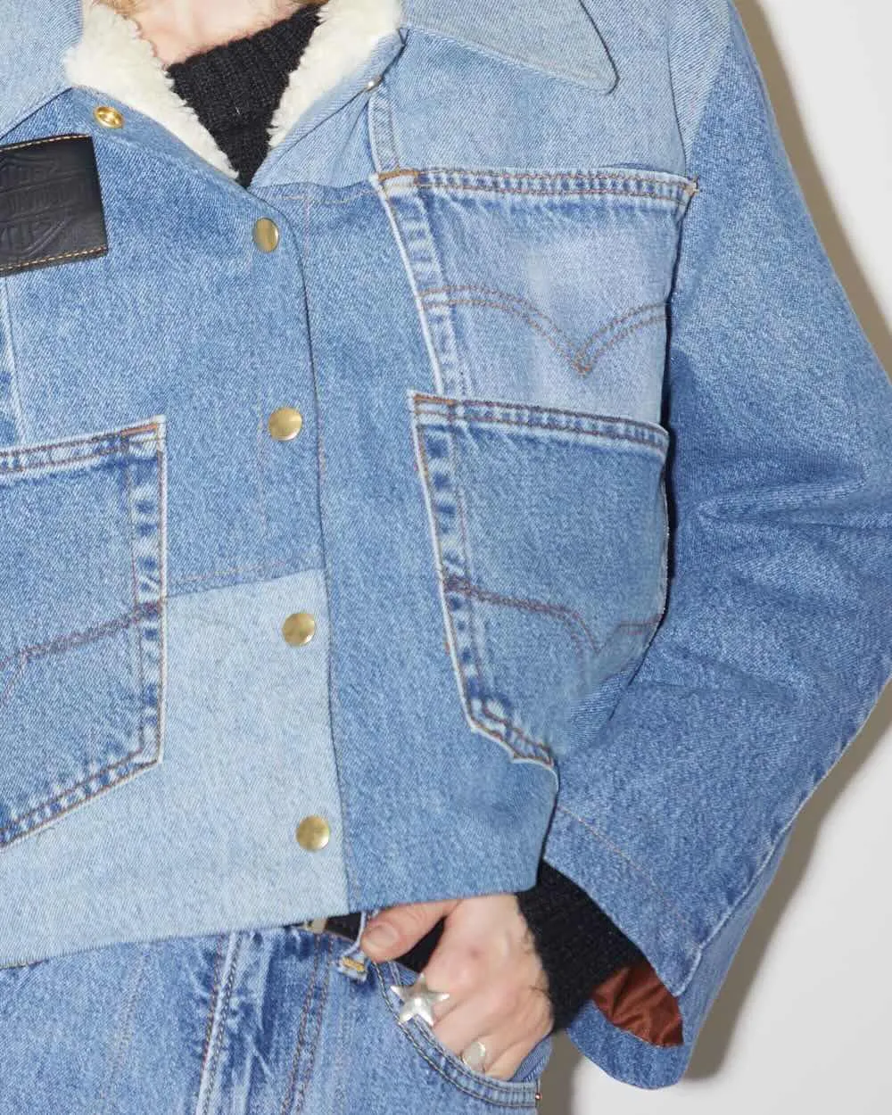 Rokit Originals Lexi Lined Rework Jacket sold by Rokit product image thumbnail 5