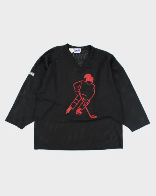 Vintage 90's Hockey Player Graphic Sports Jersey - L sold by Rokit