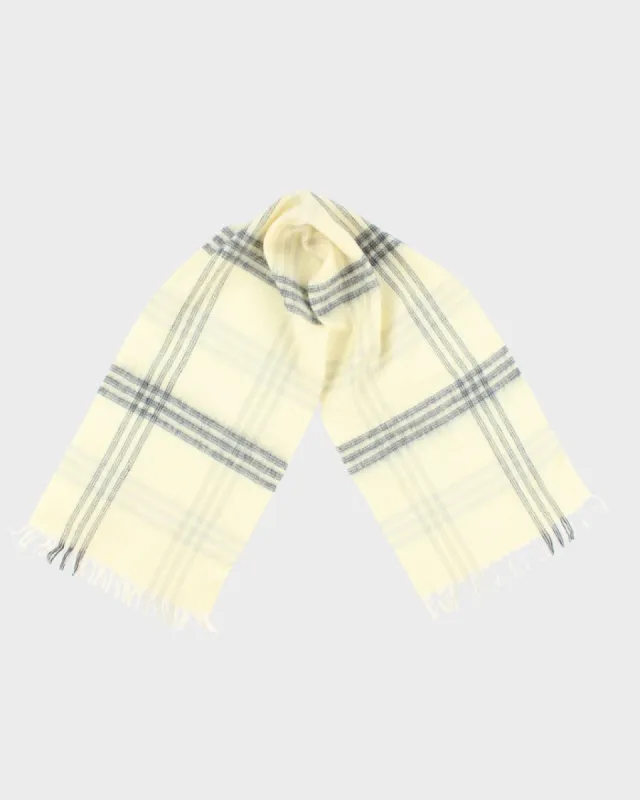 Vintage Wool Checked Scarf sold by Rokit