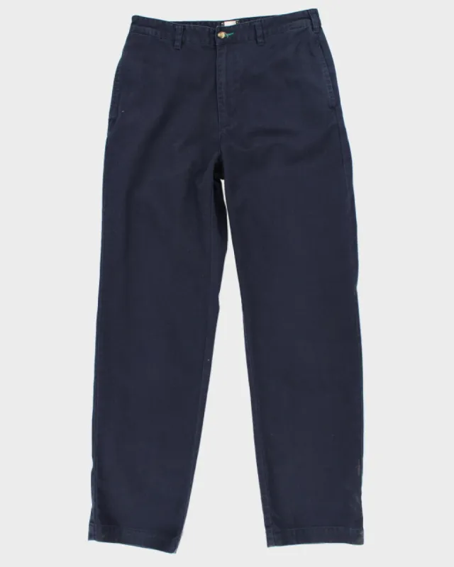 Tommy Hilfiger Navy Trousers - W34 L32 sold by Rokit