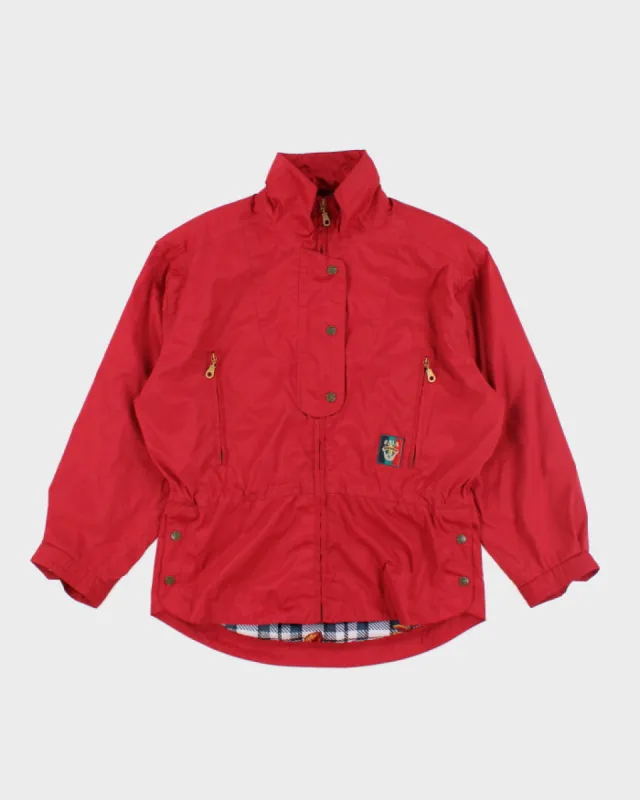 Vintage Women's Sunic Tapered Rain Jacket - M sold by Rokit