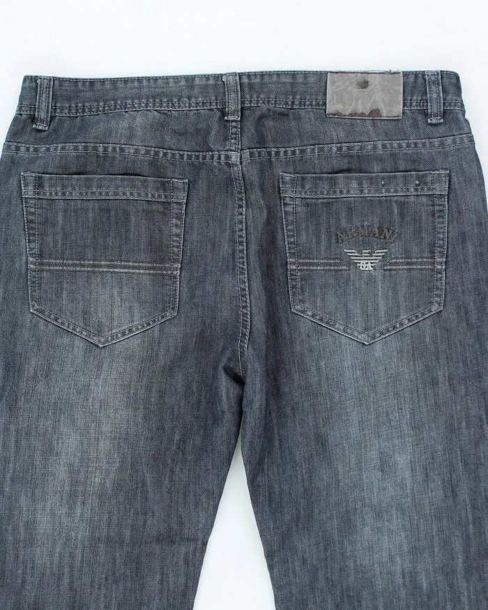 Vintage Y2K Armani Dark Wash Relaxed Fit Jeans - W36 L29 sold by Rokit product image thumbnail 4