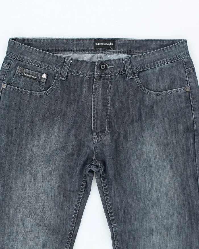 Vintage Y2K Armani Dark Wash Relaxed Fit Jeans - W36 L29 sold by Rokit product image thumbnail 3
