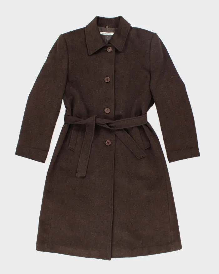 Vintage 90's Angelica L Lightweight Cashmere Blend Long Coat - M sold by Rokit