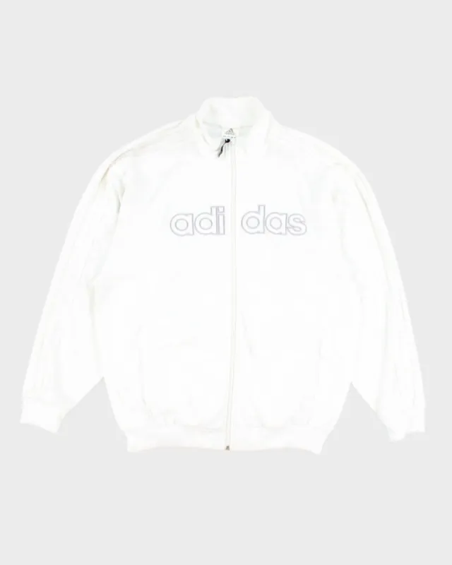 Vintage Y2K Adidas Spell Out Track Jacket - M sold by Rokit