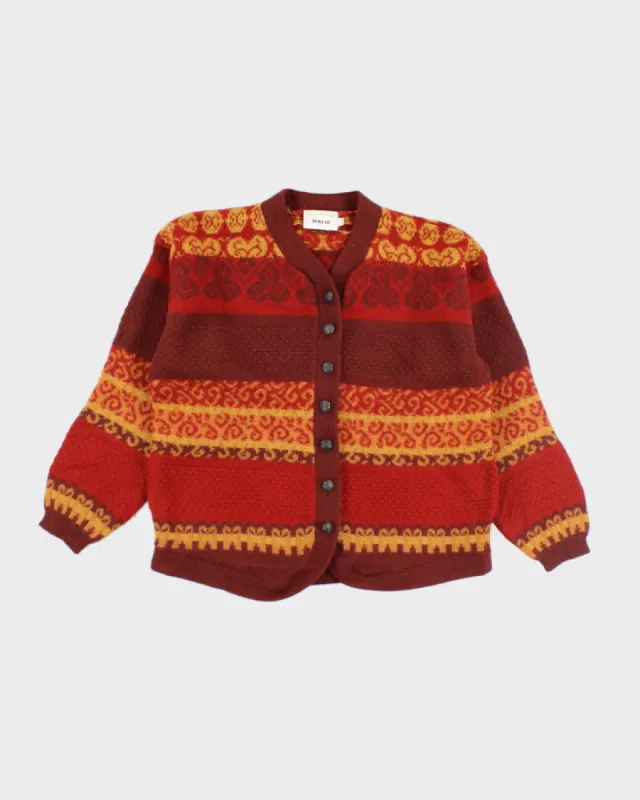 Vintage In-Wear Wool Blend Cardigan - M sold by Rokit