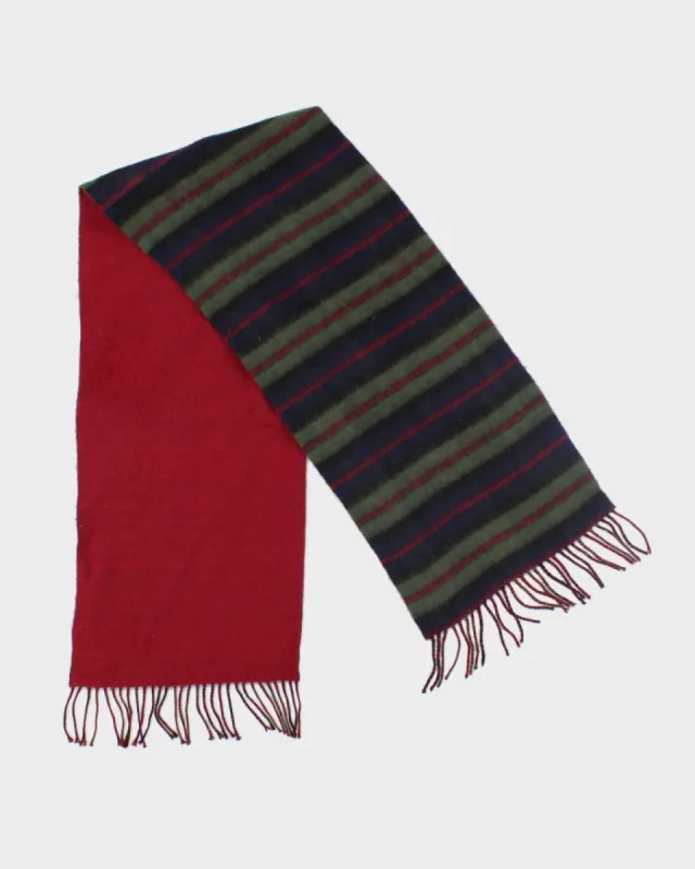 Vintage Moonbat Cashmere Striped Scarf sold by Rokit