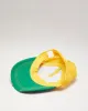 Y2k 00s Budweiser Green & Yellow Baseball Cap sold by Rokit