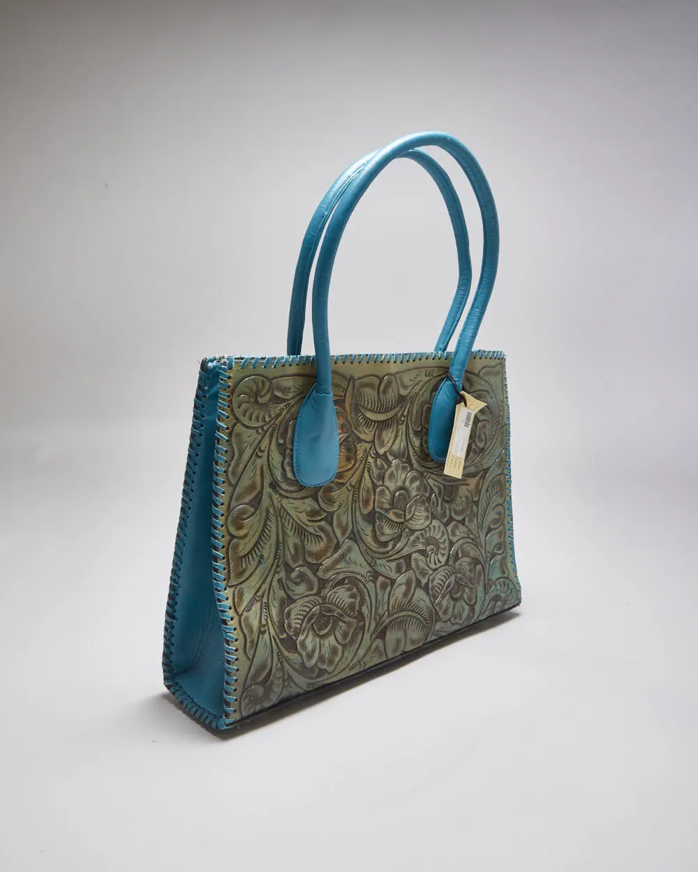 Juan Antonio Tooled Leather Shoulder Bag sold by Rokit