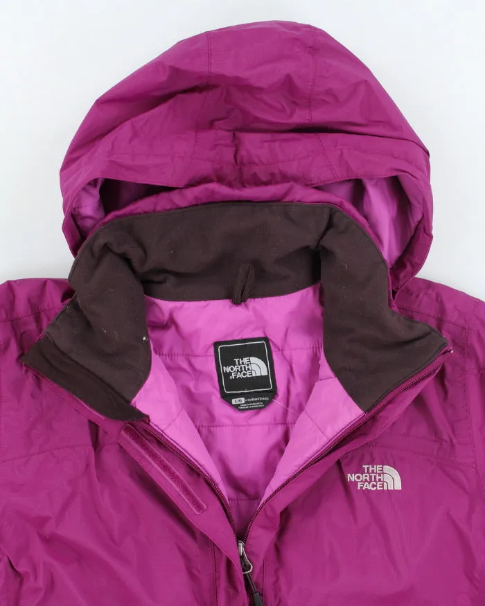 The North Face Purple Padded Waterproof Hooded Jacket - L sold by Rokit product image thumbnail 3