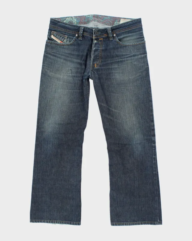 Vintage Y2K Diesel Dark Wash Straight Jeans - W33 L27 sold by Rokit
